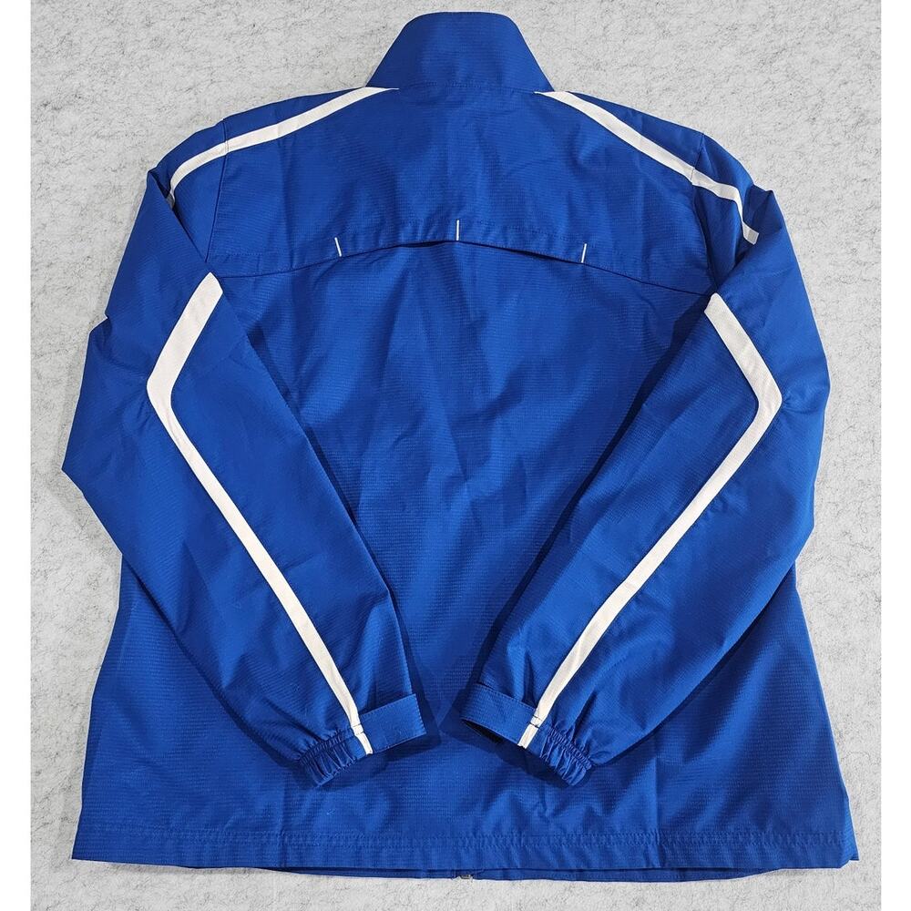 Adidas Windbreaker Jacket, Team, Mesh Lined, Blue White, Womens  Sz XL - Picture 2 of 8